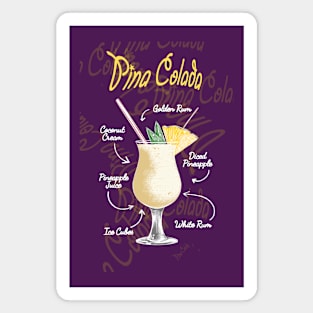 pinacolada recipe Magnet